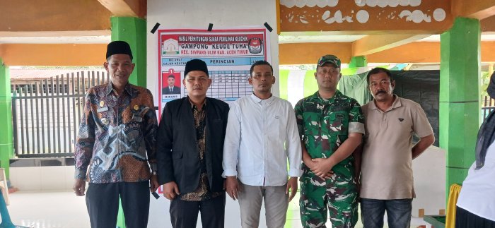 Munawir Menang Pilkades Keude Tuha, Pemilihan Berjalan Lancar dan Kondusif