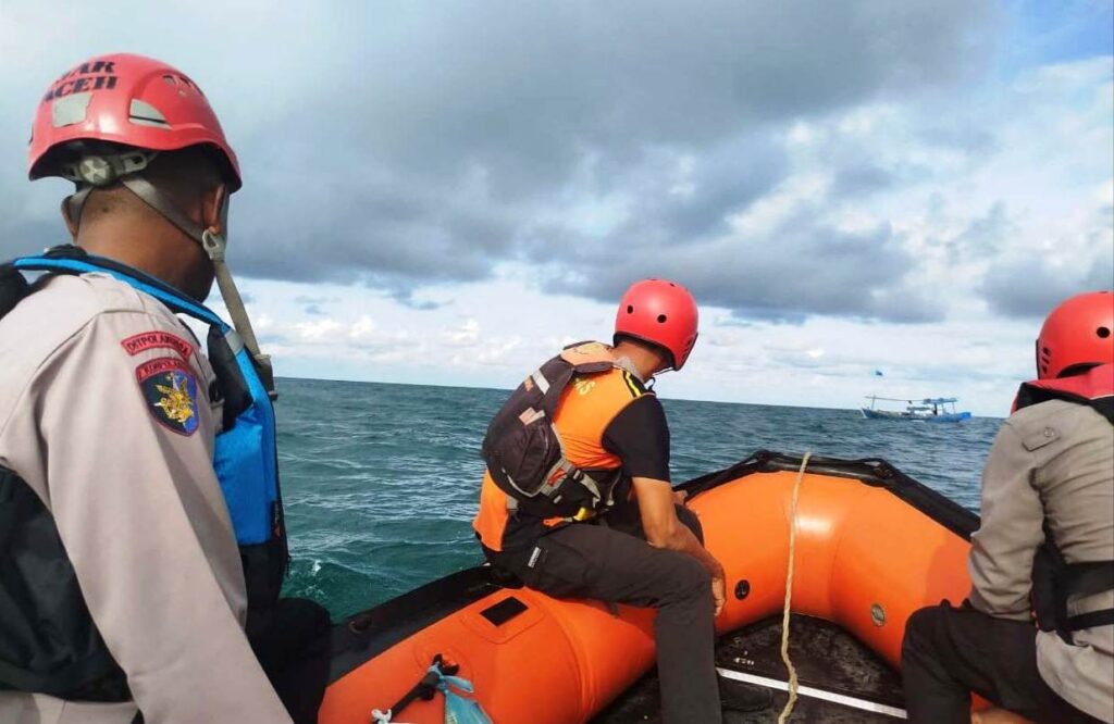 Hari Ketiga Pencarian Nelayan Hilang di Aceh Timur Belum Ditemukan