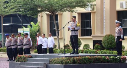 Kapolres Aceh Timur Pimpin Apel Operasi Zebra Seulawah 2025