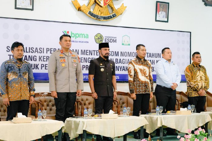 Bupati Aceh Timur Paparkan Progres Pengelolaan Sumur Minyak Rakyat