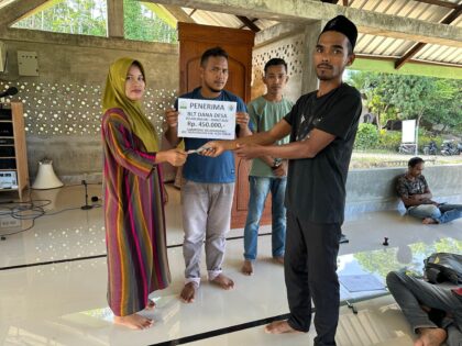 Pemerintah Gampong Beurandang Salurkan BLT-DD, Upaya Bantu Ekonomi Masyarakat