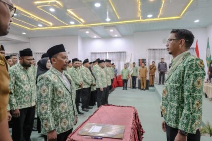Pengurus APDESI Aceh Timur Priode 2026-2030 Resmi Dilantik