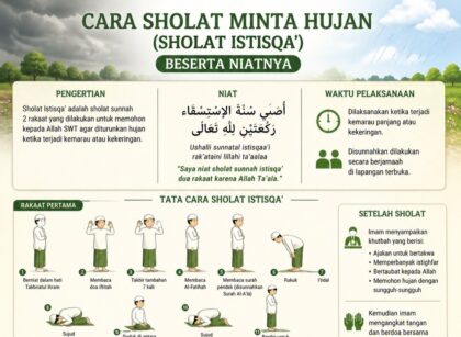 Cara Sholat Minta Hujan Beserta Niatnya