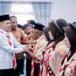 Wakil Bupati Aceh Timur Lepas Kontingen Kwarcab Pramuka Menuju Jambore Nasional XII