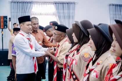 Wakil Bupati Aceh Timur Lepas Kontingen Kwarcab Pramuka Menuju Jambore Nasional XII